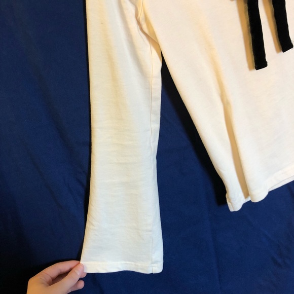 J.Crew Velvet Bow Front Top - Picture 3 of 3